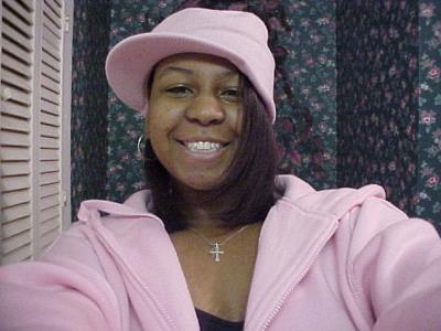 Me with my pink hat!